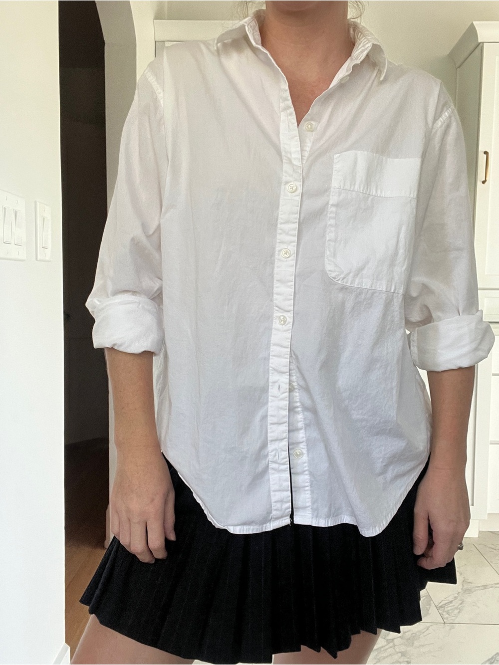 a new day™ White Men’s Button-Down Shirt